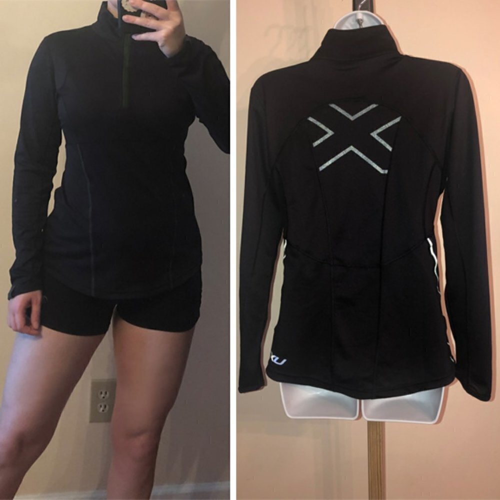 Rare 2xu reflective mesh long sleeve XS but runs S active sporty gym run